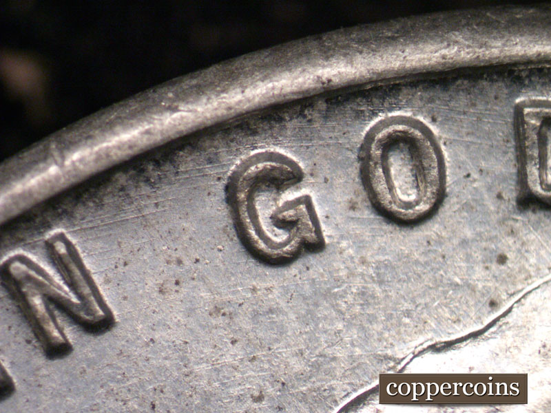 Die-stage B marker on 1943D•1MM•004 (1943 Repunched Mint Mark).