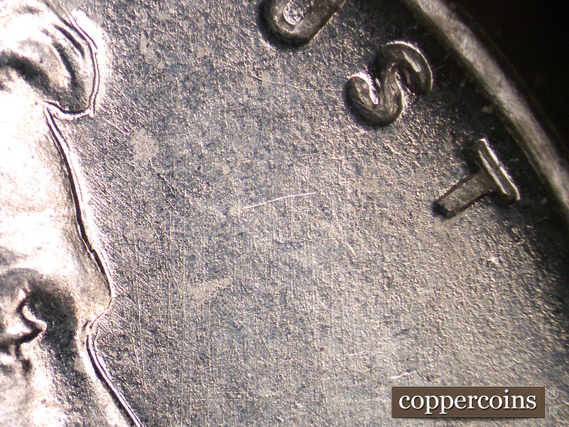 Die-stage A marker on 1943D•1MM•010 (1943 Repunched Mint Mark).