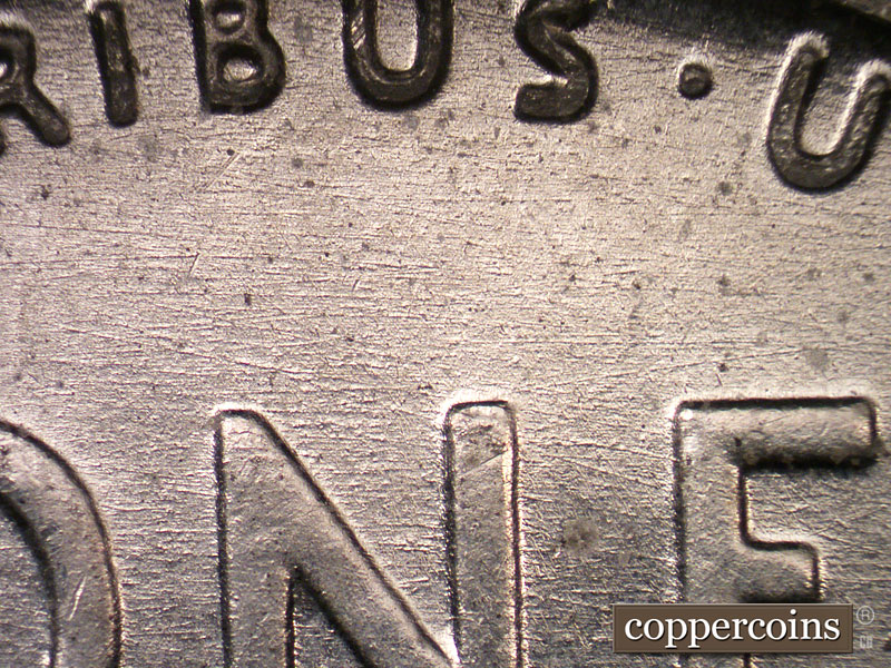 Die-stage A marker on 1943D•1MM•010 (1943 Repunched Mint Mark).