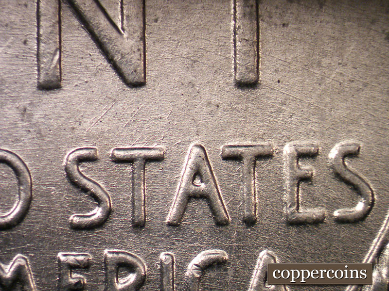 Die-stage A marker on 1943D•1MM•010 (1943 Repunched Mint Mark).