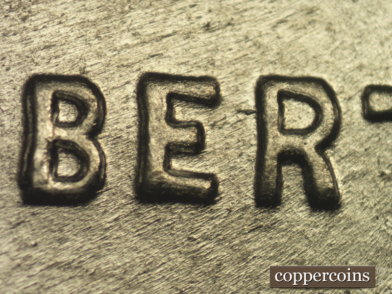 1943 Lincoln cent obverse, CopperCoins die 1943P•1DO•015.
