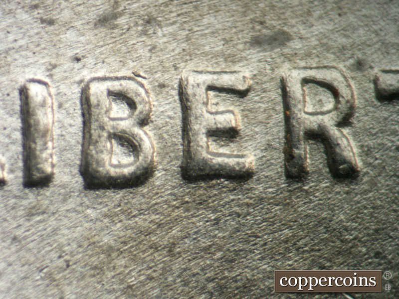 1943 Lincoln cent obverse, CopperCoins die 1943P•1DO•026.