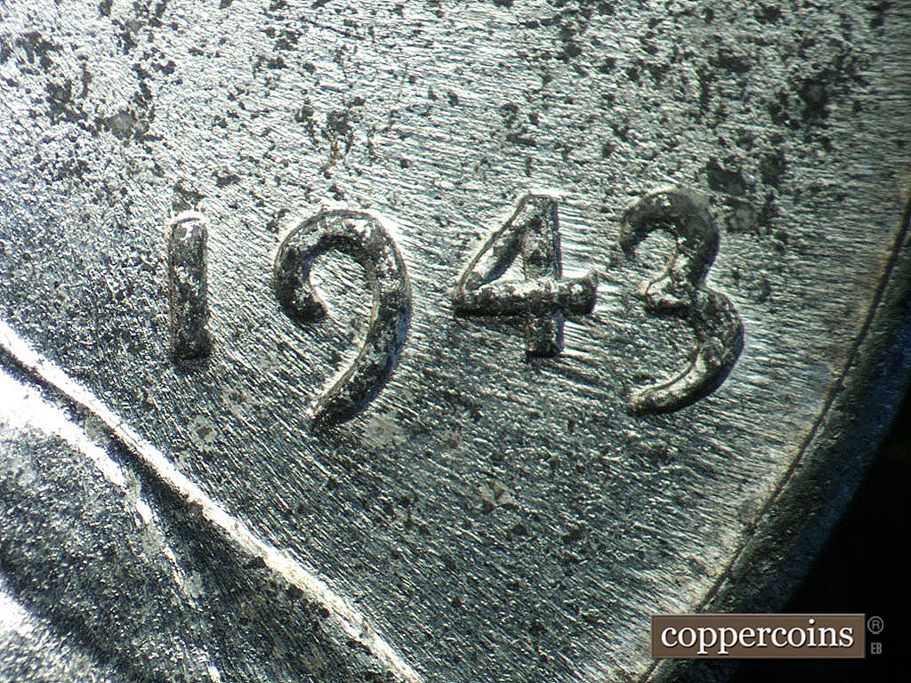 Die-stage B marker on 1943P•1DO•038 showing Date for reference.