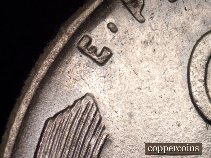 1943 Lincoln cent obverse, CopperCoins die 1943P•1DR•002.