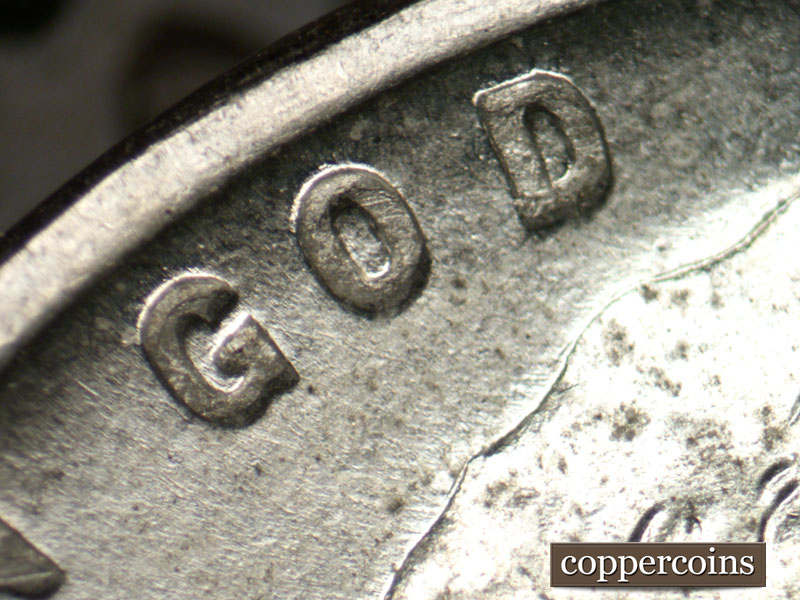 Die-stage B marker on 1943S•1DO•003 (1943 Doubled Die Obverse).