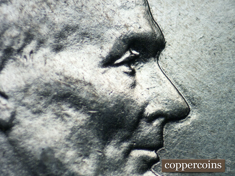 1943 Lincoln cent obverse, CopperCoins die 1943S•1DO•009.
