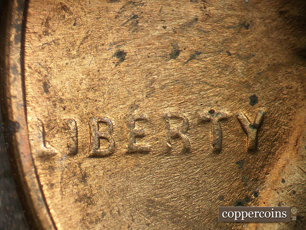 Die-stage C marker on 1944D•1DO•001 showing LIBERTY.