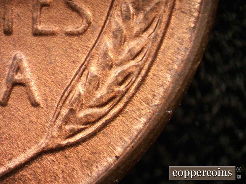 Die-stage C marker on 1944D•1MM•005 (1944 Repunched Mint Mark).