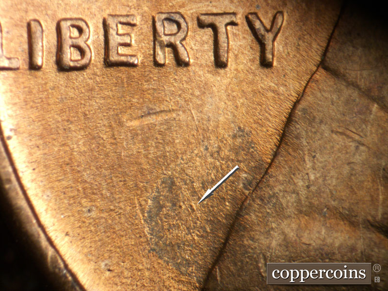 Die-stage C marker on 1944D•1MM•008 (1944 Repunched Mint Mark).