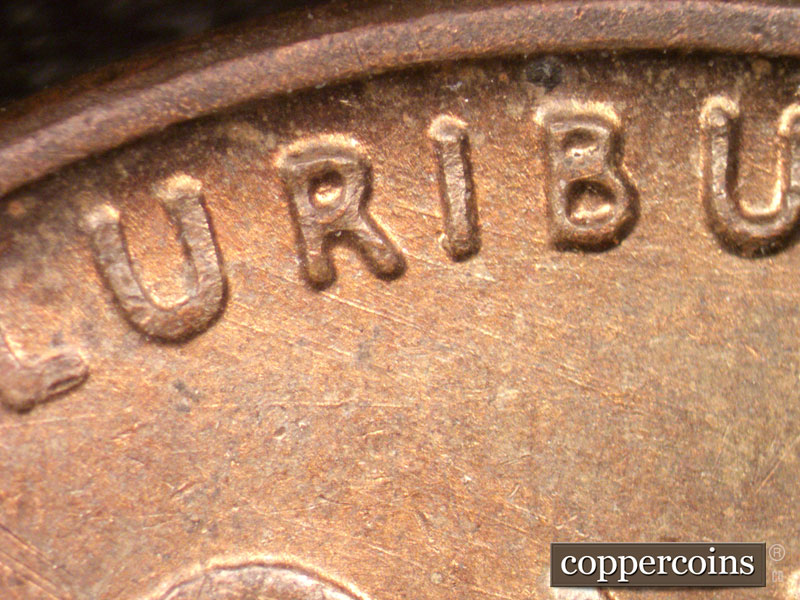 Die-stage A marker on 1944D•1MM•010 (1944 Repunched Mint Mark).