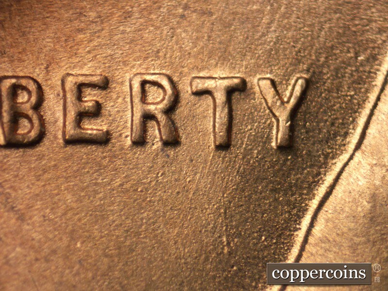 Die-stage C marker on 1945D•1DO•011 (1945 Doubled Die Obverse).