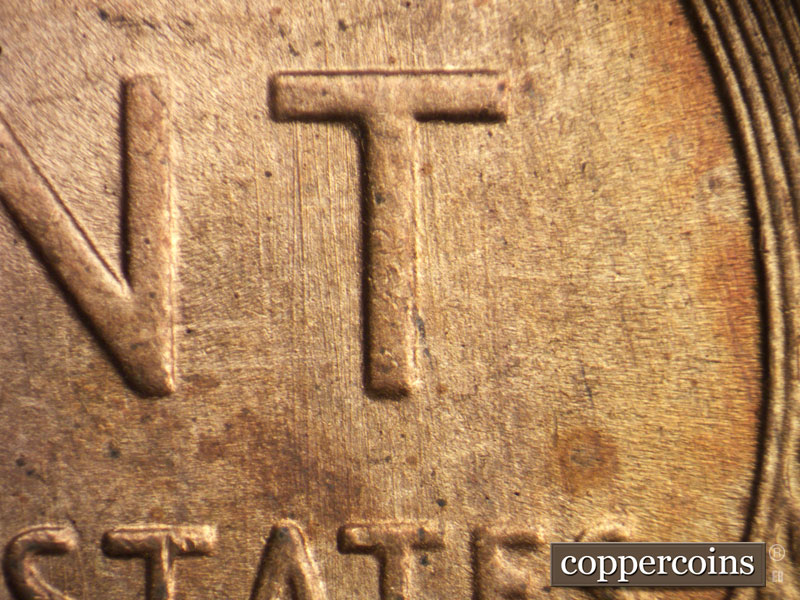 Die-stage C marker on 1945S•1MM•011 (1945 Repunched Mint Mark).