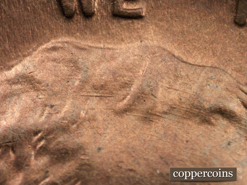 Die-stage B marker on 1946D•1MM•012 (1946 Repunched Mint Mark).
