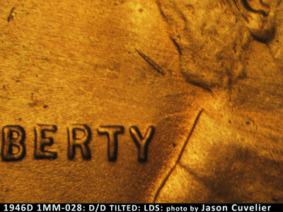 Die-stage C marker on 1946D•1MM•028 (1946 Repunched Mint Mark).