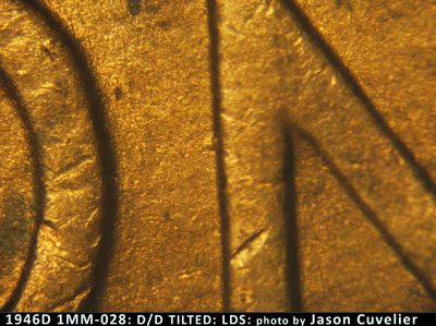 Die-stage C marker on 1946D•1MM•028 (1946 Repunched Mint Mark).