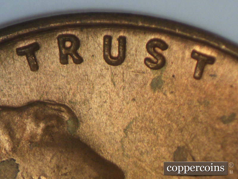 Die-stage A marker on 1946D•1MM•039 (1946 Repunched Mint Mark).