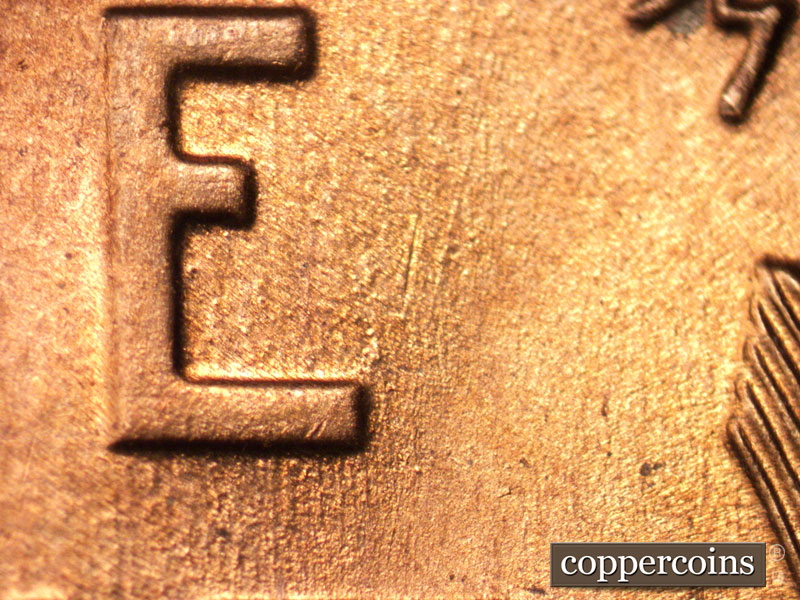 Die-stage B marker on 1946D•1MM•045 (1946 Repunched Mint Mark).