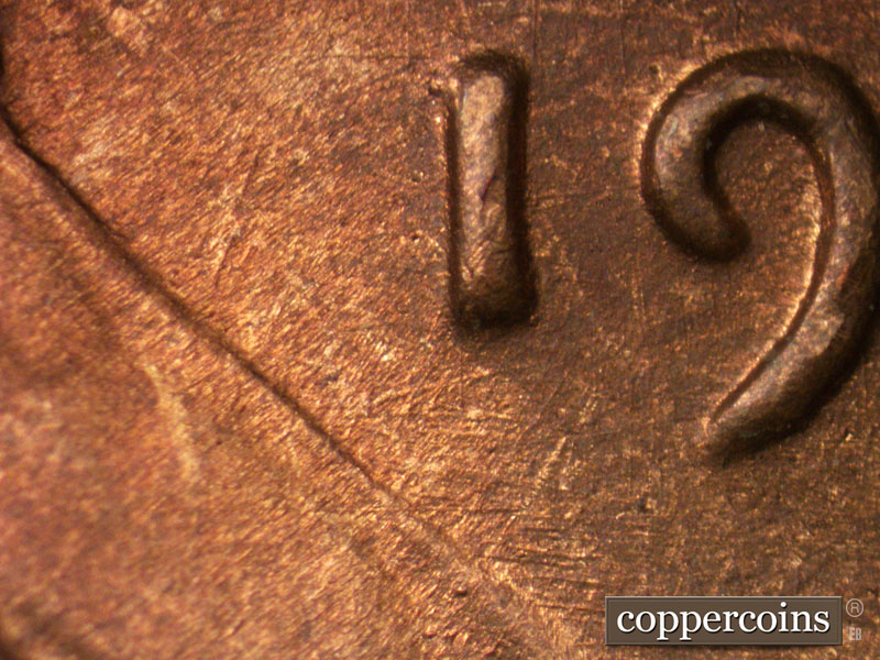 Die-stage B marker on 1946D•1MM•046 (1946 Repunched Mint Mark).