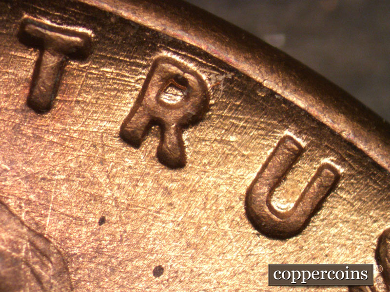 Die-stage B marker on 1946D•1MM•046 (1946 Repunched Mint Mark).