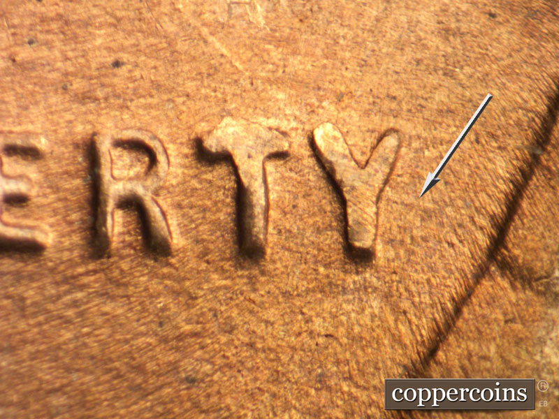 Die-stage B marker on 1946D•1MM•052 (1946 Repunched Mint Mark).