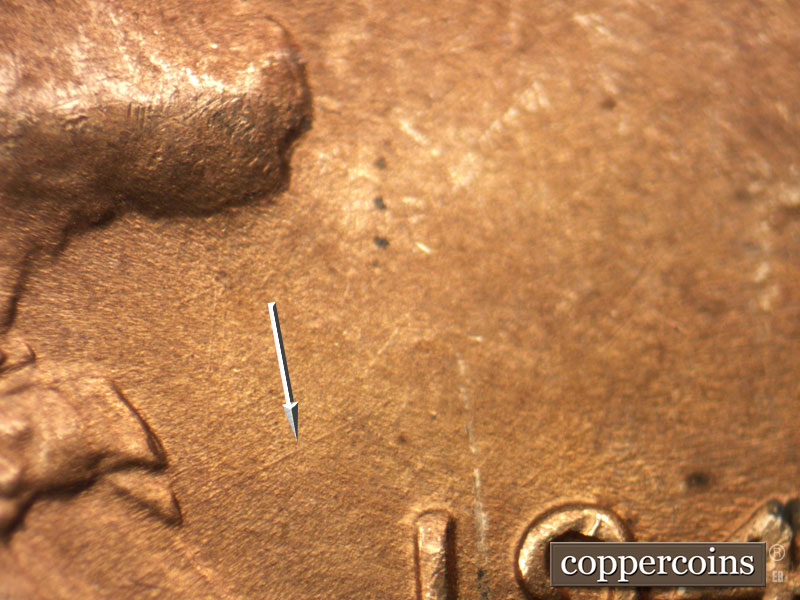 Die-stage C marker on 1946D•1MM•054 (1946 Repunched Mint Mark).