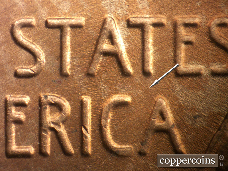 Die-stage B marker on 1946D•1MM•060 (1946 Repunched Mint Mark).