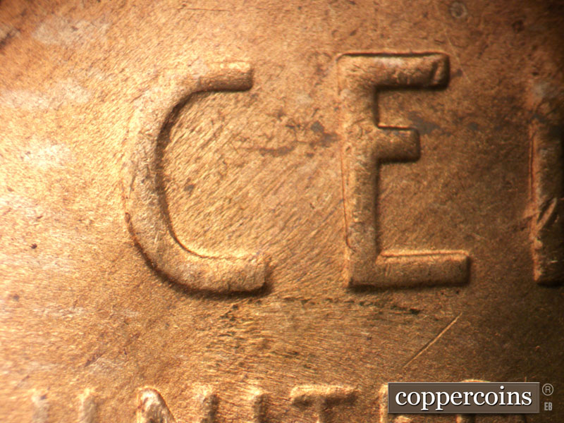 Die-stage B marker on 1946D•1MM•065 (1946 Repunched Mint Mark).