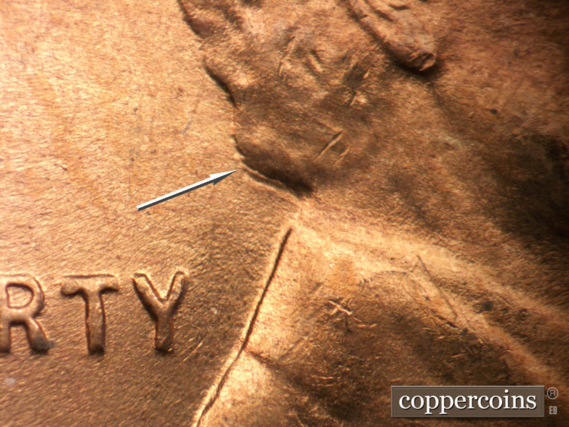 Die-stage B marker on 1946D•1MM•066 (1946 Repunched Mint Mark).