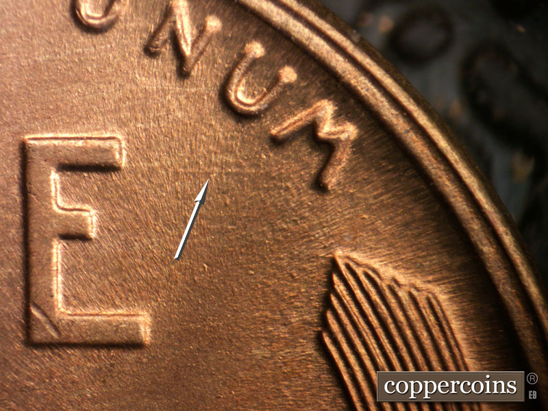 Die-stage B marker on 1946D•1MM•066 (1946 Repunched Mint Mark).
