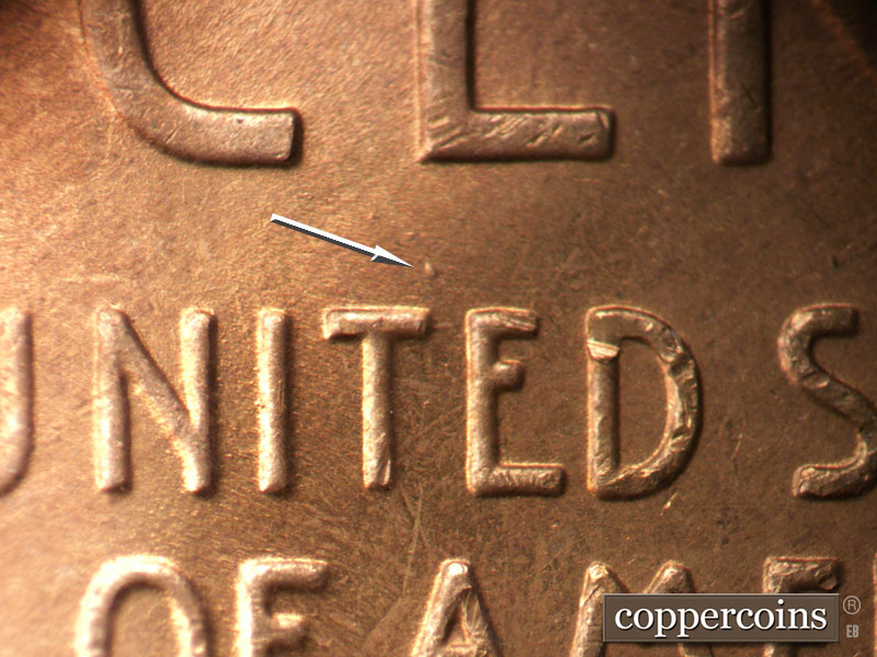 Die-stage B marker on 1946D•1MM•067 (1946 Repunched Mint Mark).