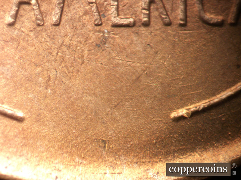 Die-stage B marker on 1946D•1MM•067 (1946 Repunched Mint Mark).