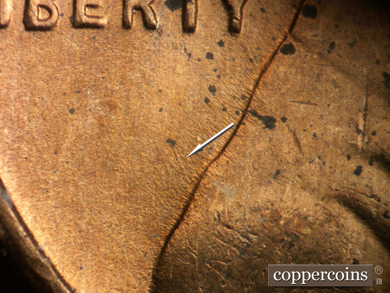 Die-stage B marker on 1946D•1MM•069 (1946 Repunched Mint Mark).