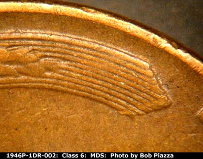 1946 Lincoln cent obverse, CopperCoins die 1946P•1DR•002.