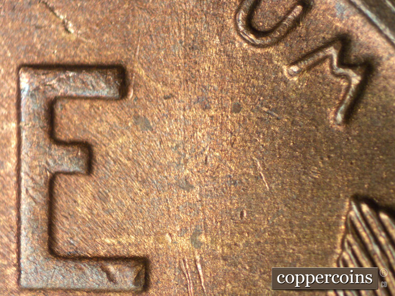 Die-stage C marker on 1946S•1MM•001 (1946 Repunched Mint Mark).