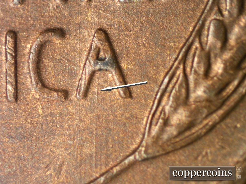 Die-stage C marker on 1946S•1MM•001 (1946 Repunched Mint Mark).