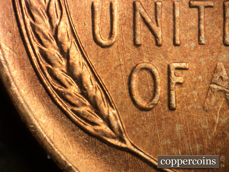 Die-stage A marker on 1946S•1MM•005 (1946 Repunched Mint Mark).
