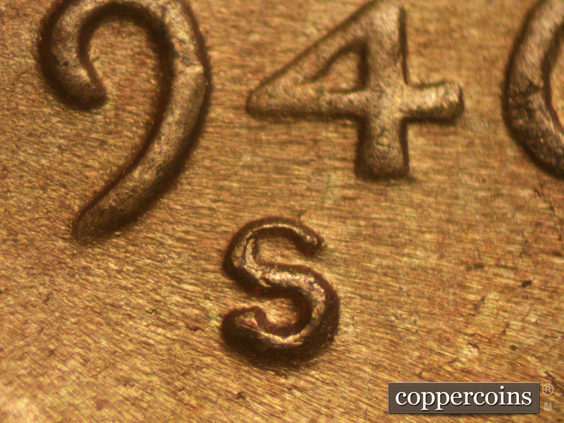 Die-stage C marker on 1946S•1MM•012 (1946 Repunched Mint Mark).
