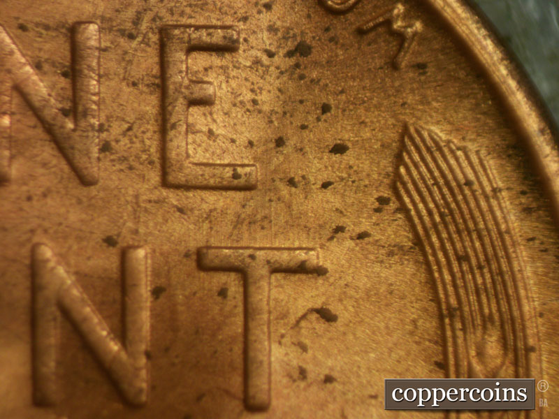 Die-stage C marker on 1946S•1MM•012 (1946 Repunched Mint Mark).