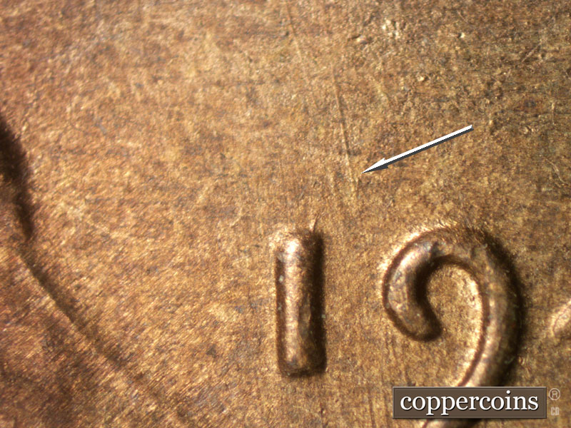 Die-stage C marker on 1946S•1MM•016 (1946 Repunched Mint Mark).