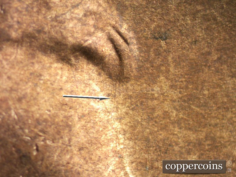 Die-stage C marker on 1946S•1MM•016 (1946 Repunched Mint Mark).