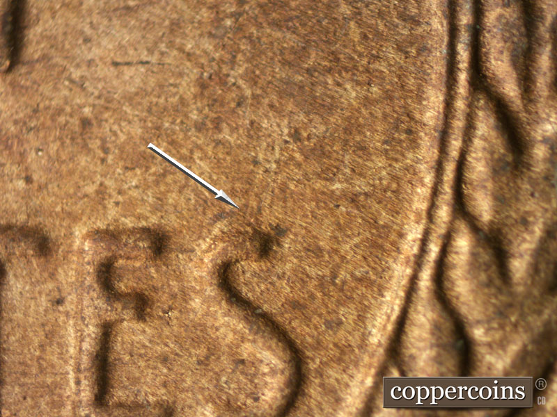 Die-stage C marker on 1946S•1MM•016 (1946 Repunched Mint Mark).
