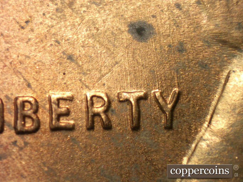 Die-stage B marker on 1946S•1MM•019 (1946 Repunched Mint Mark).