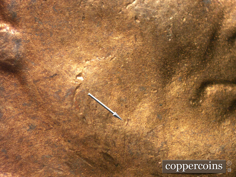 Die-stage C marker on 1946S•1MM•020 (1946 Repunched Mint Mark).