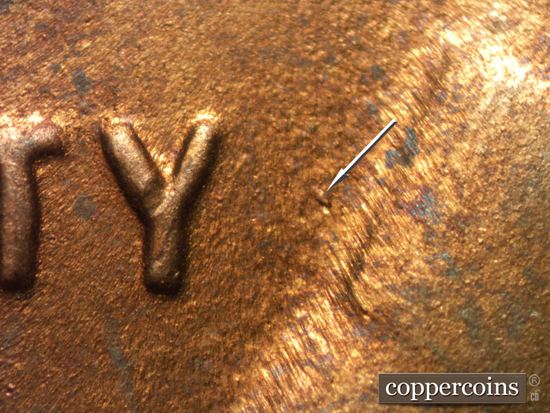 Die-stage C marker on 1946S•1MM•020 (1946 Repunched Mint Mark).