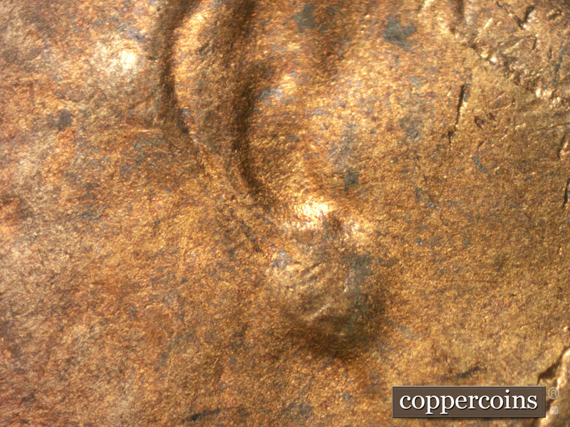 Die-stage C marker on 1946S•1MM•020 (1946 Repunched Mint Mark).