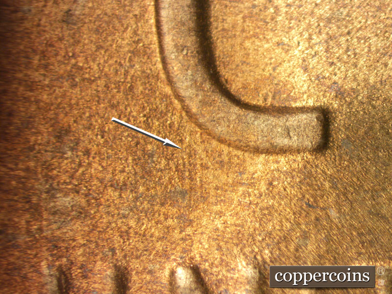 Die-stage C marker on 1946S•1MM•020 (1946 Repunched Mint Mark).