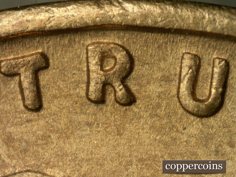 Die-stage B marker on 1946S•1MM•029 (1946 Repunched Mint Mark).
