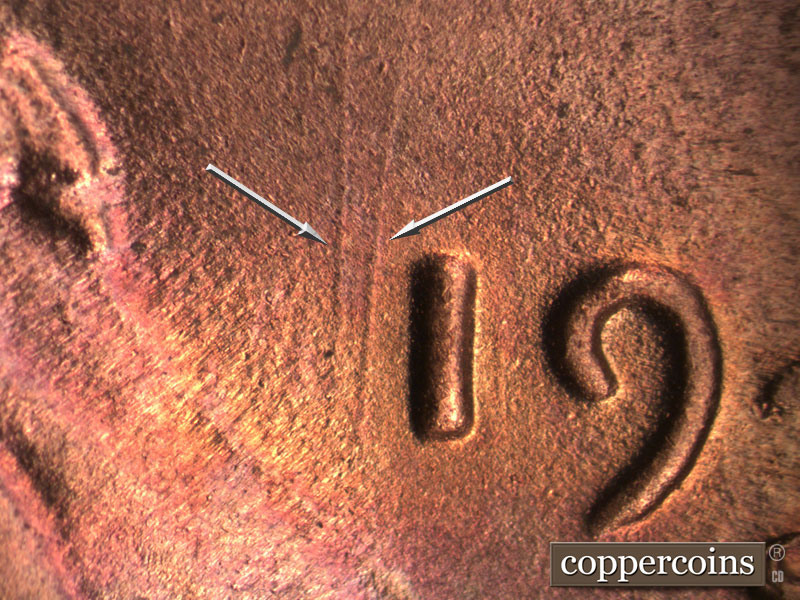 Die-stage B marker on 1946S•1MM•030 (1946 Repunched Mint Mark).