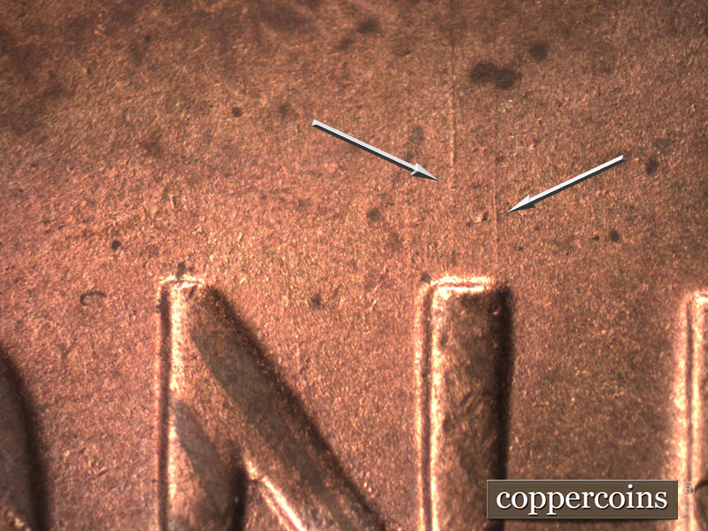 Die-stage B marker on 1946S•1MM•030 (1946 Repunched Mint Mark).