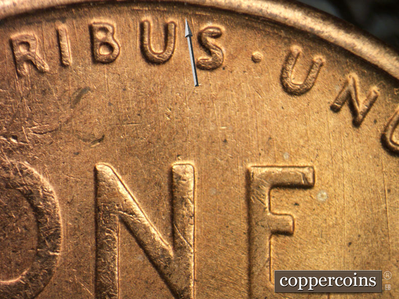 Die-stage C marker on 1946S•1MM•032 (1946 Repunched Mint Mark).
